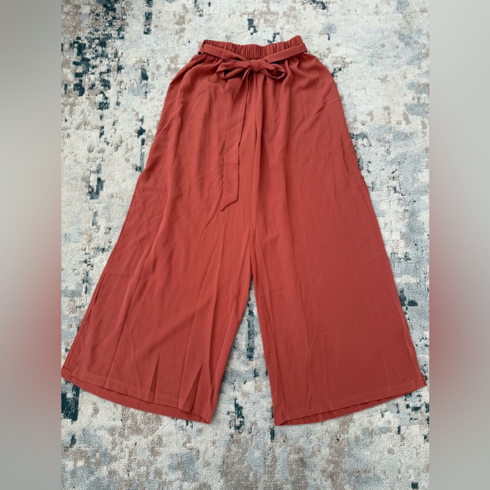 Rust Wide-Leg Pants | Shein | New
